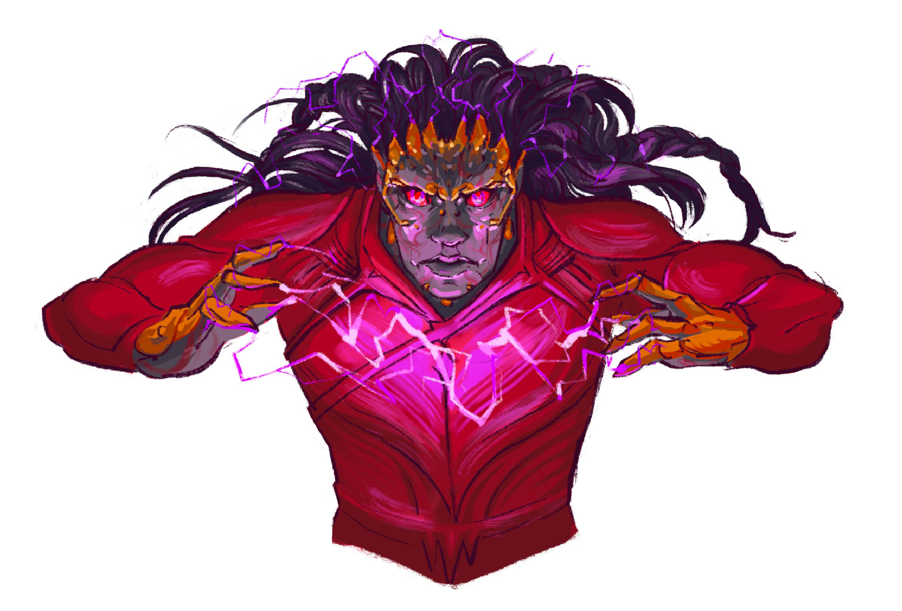 Singer in stormform